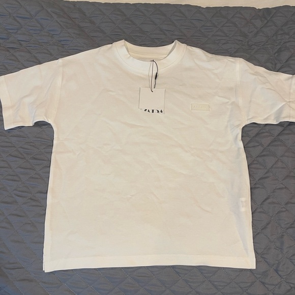 Zara Other - Zara Cream Logo Tee